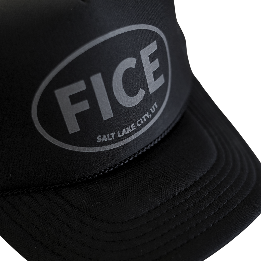 FICE National Park Trucker Cap - Black/Grey
