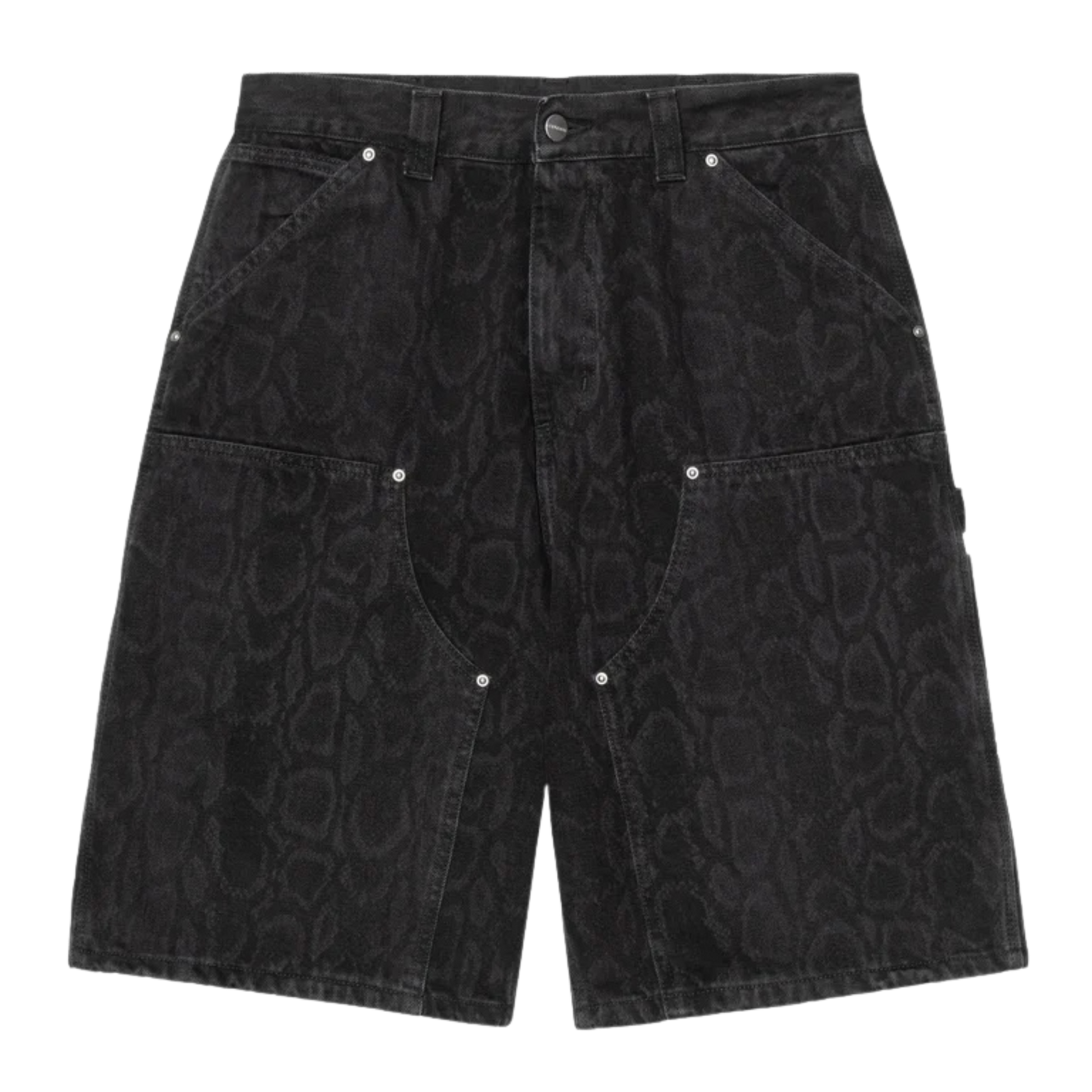 Carhartt WIP OG Double Knee Short - Black Snake Camo