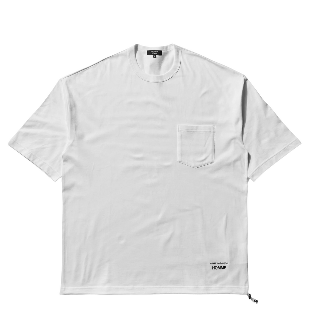 COMME des GARÇONS HOMME Chest Pocket Balloon Tee - White