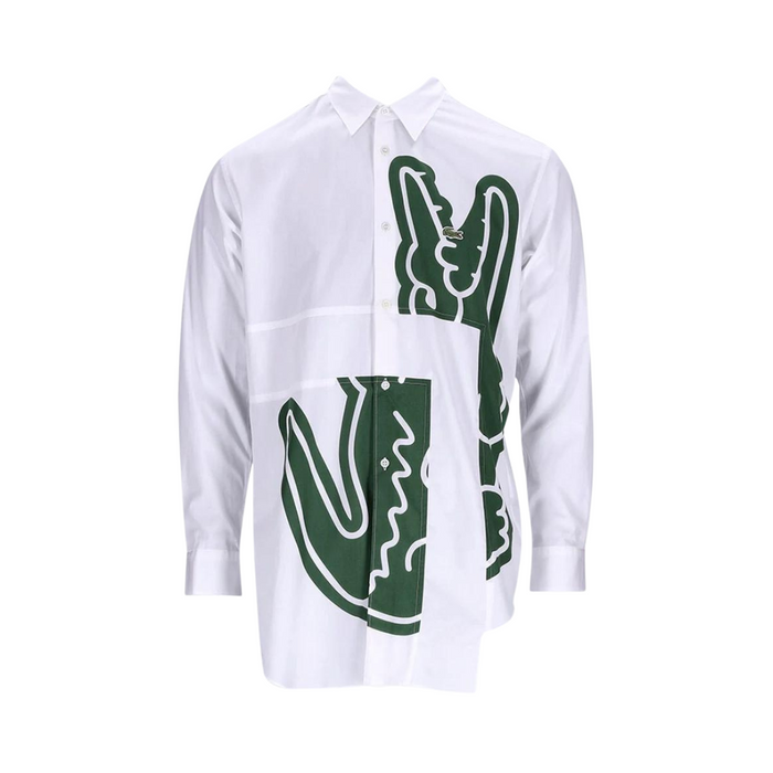 COMME des GARÇONS Shirt x Lacoste Men's Woven Button Up - White