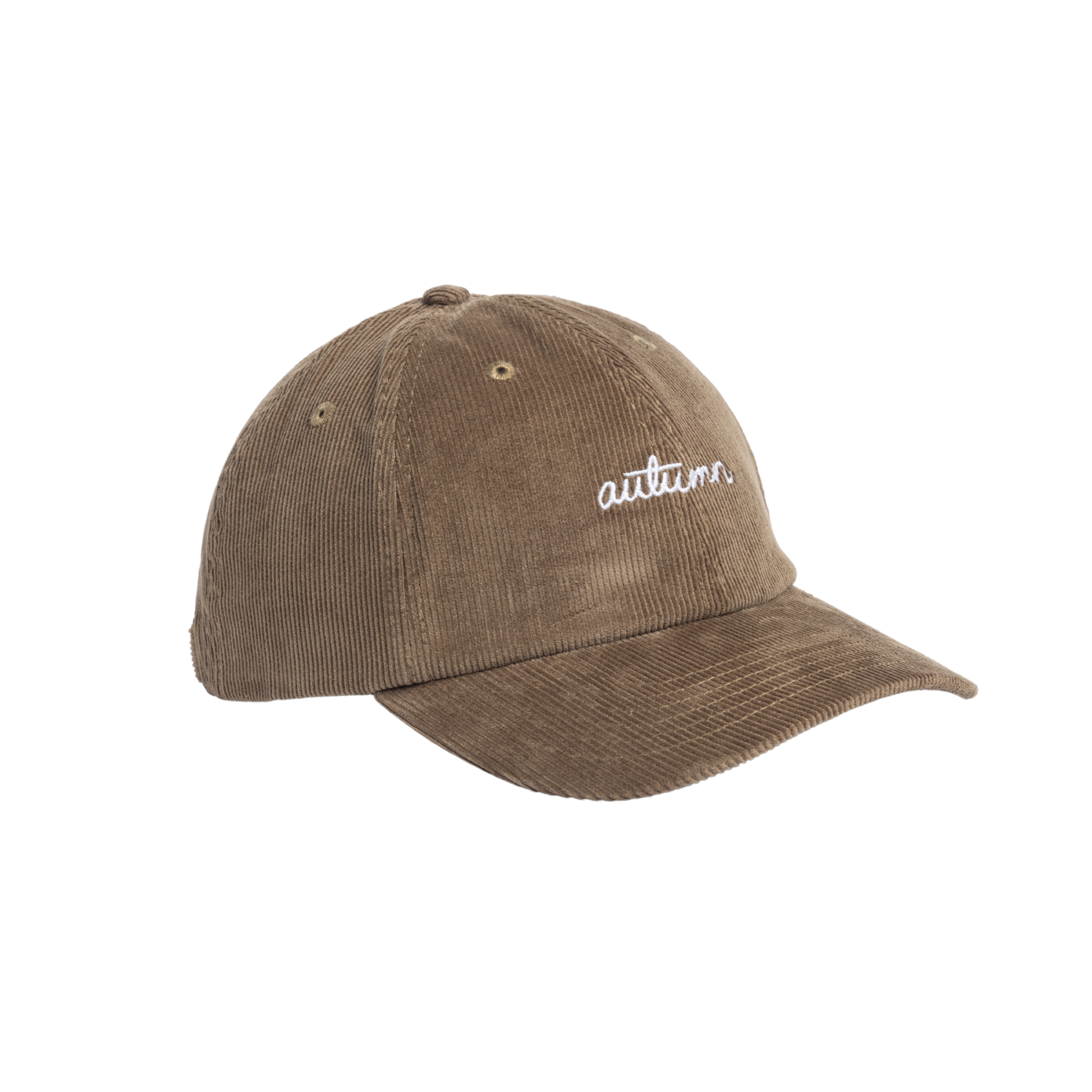 Autumn Cord 6 Panel Hat - Khaki