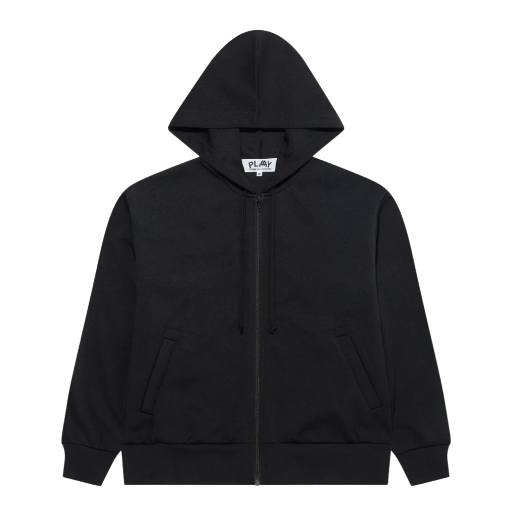 COMME des GARÇONS PLAY x Invader Men's Hooded Zip Up - Black