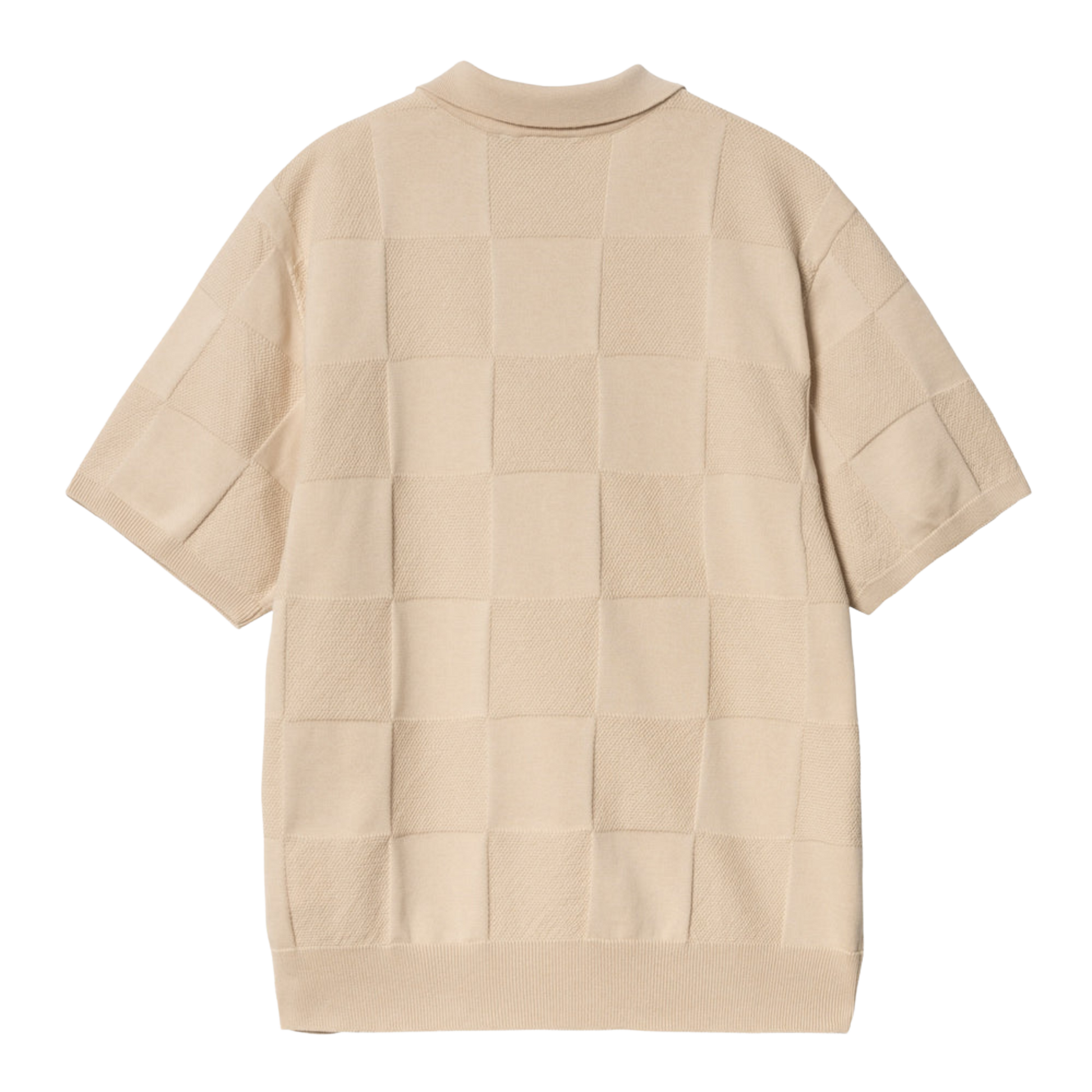 Men’s Carhartt WIP S/S Checker Polo - Fleur De Sel