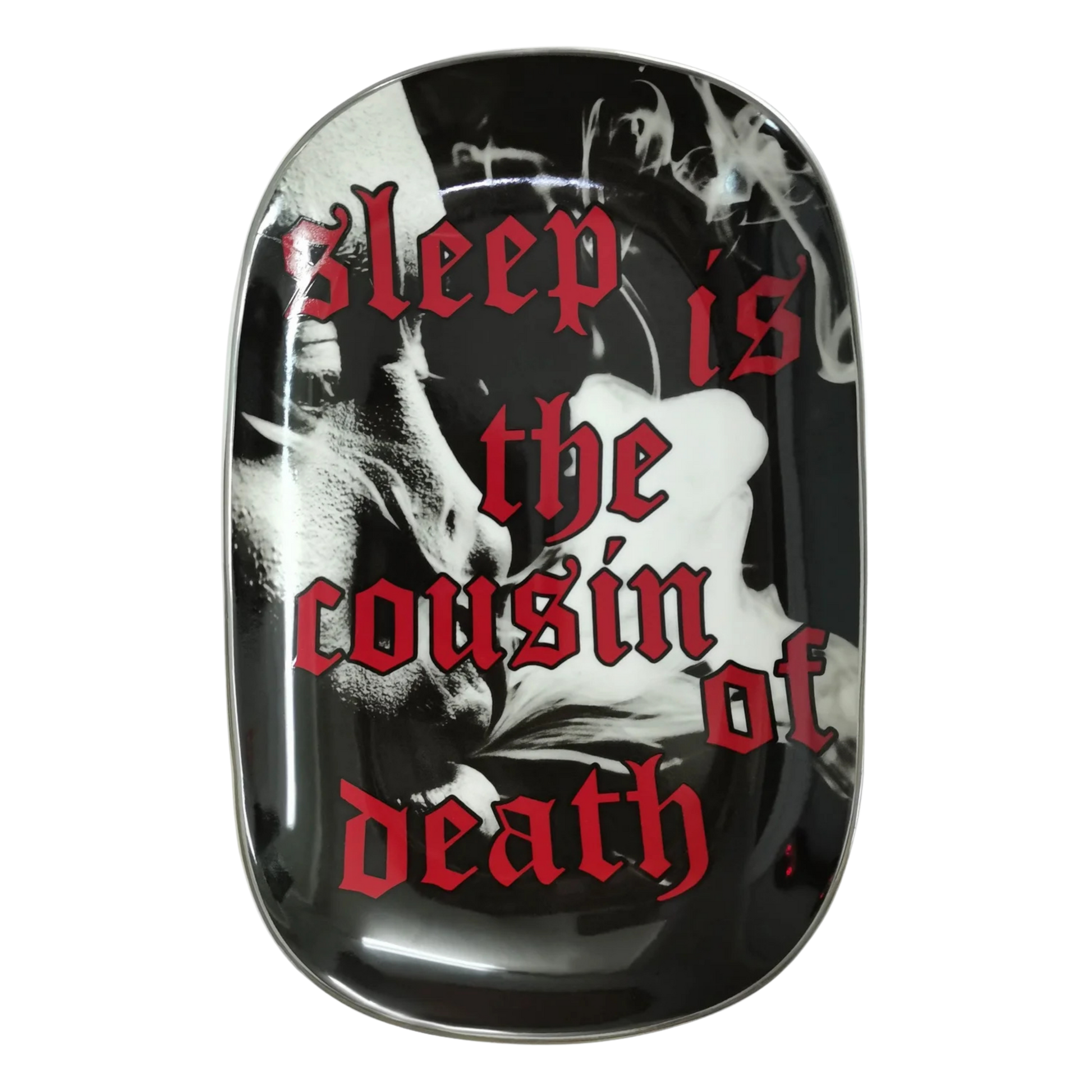 OBJECTS ARE BY x NAS Bone-Free China Tray (Sleep Is The Cousin Of Death)
