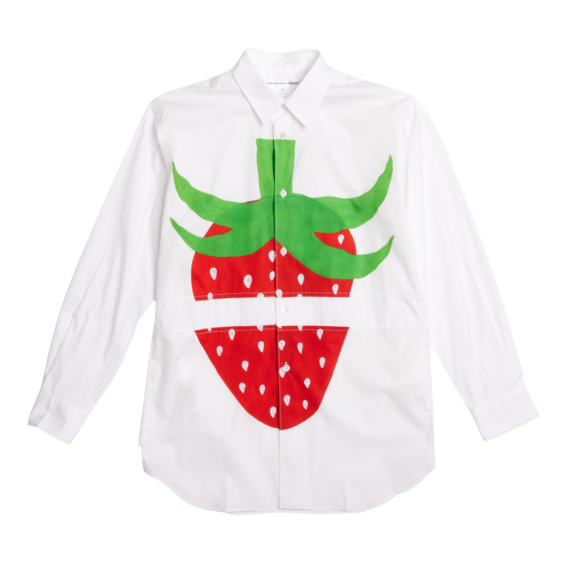 COMME des GARÇONS Men's Strawberry Cotton Poplin Shirt – ficegallery