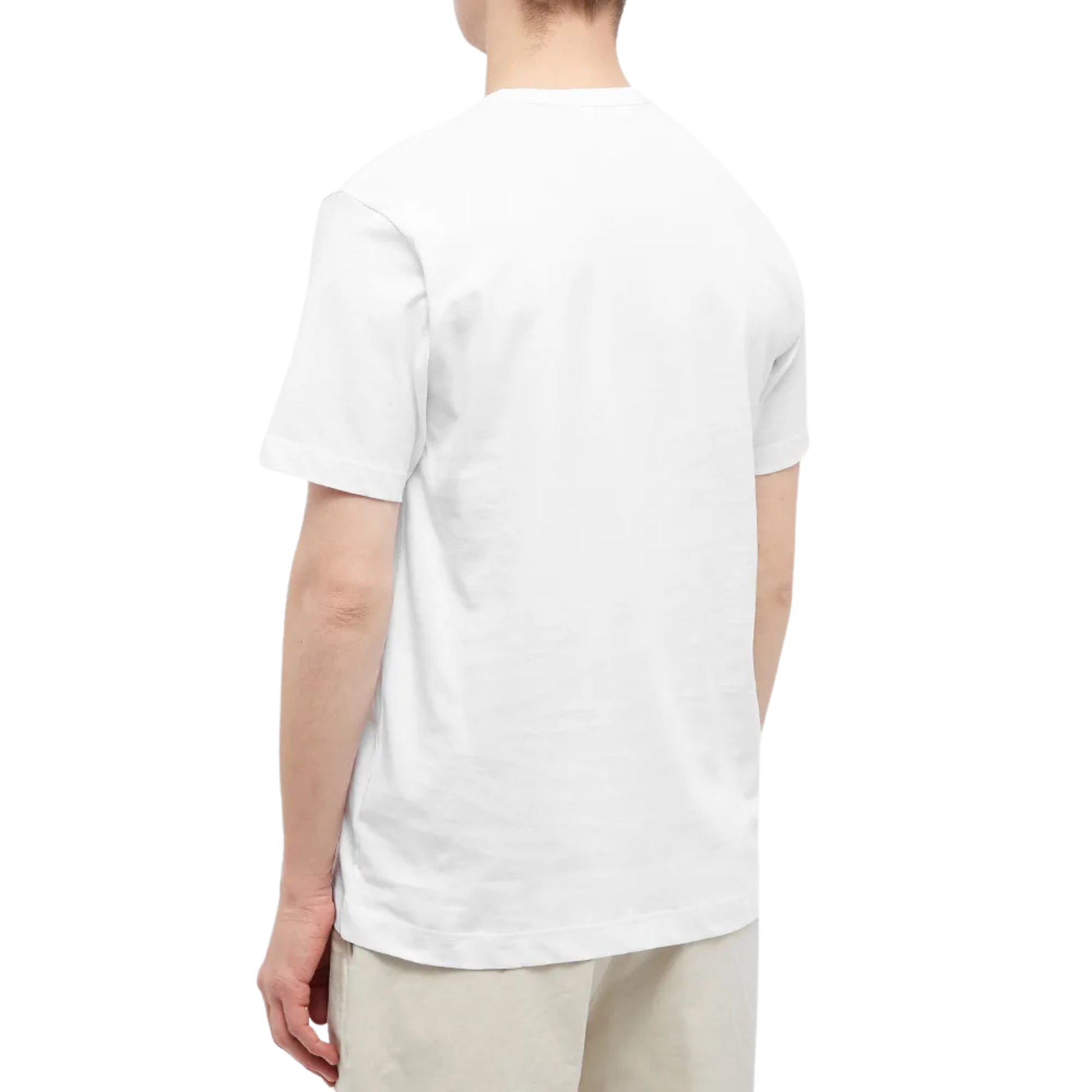 Comme des Garçons Shirt Invader Graphic Tee - White