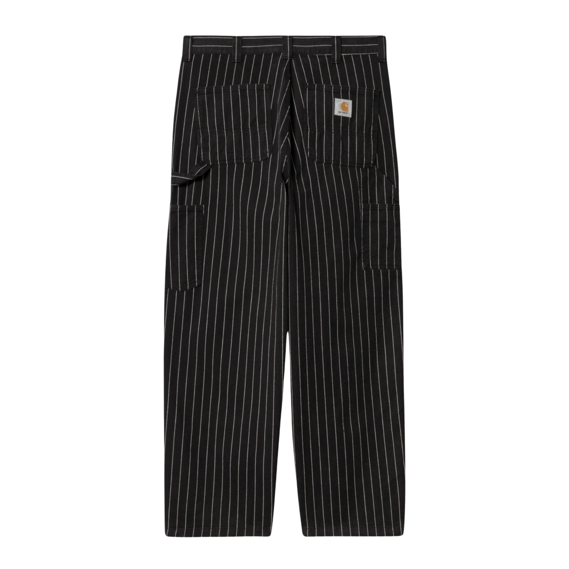 Men’s Carhartt WIP OG Single Knee Pant - Black/Wax Seaton Stripe
