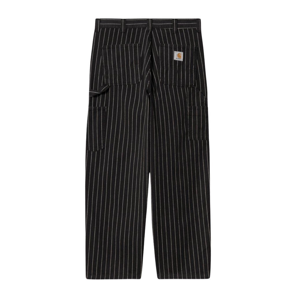 Men’s Carhartt WIP OG Single Knee Pant - Black/Wax Seaton Stripe