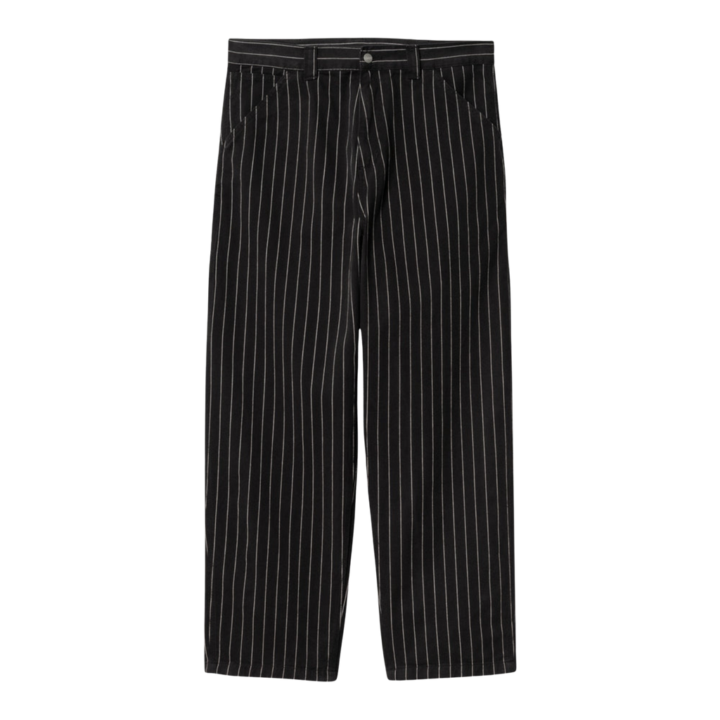 Men’s Carhartt WIP OG Single Knee Pant - Black/Wax Seaton Stripe