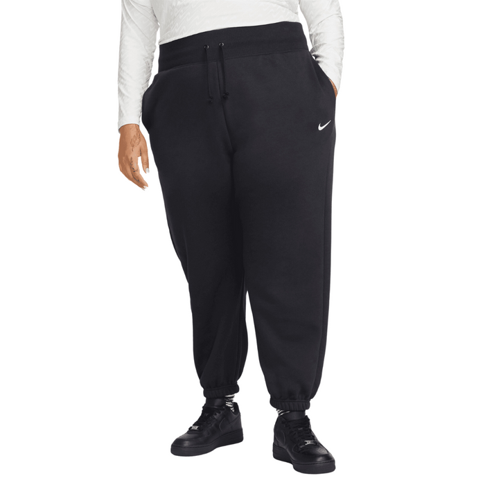 Plus - Women's Nike Sportswear Phoenix Fleece Sweatpants - Black