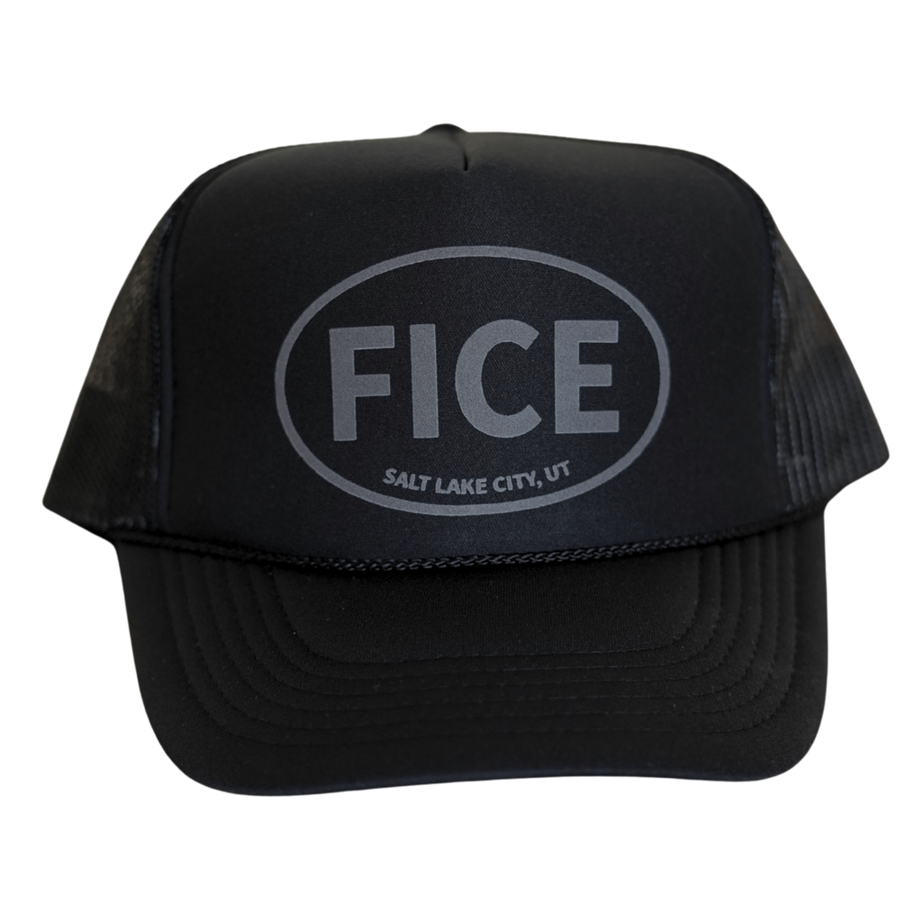 FICE National Park Trucker Cap - Black/Grey