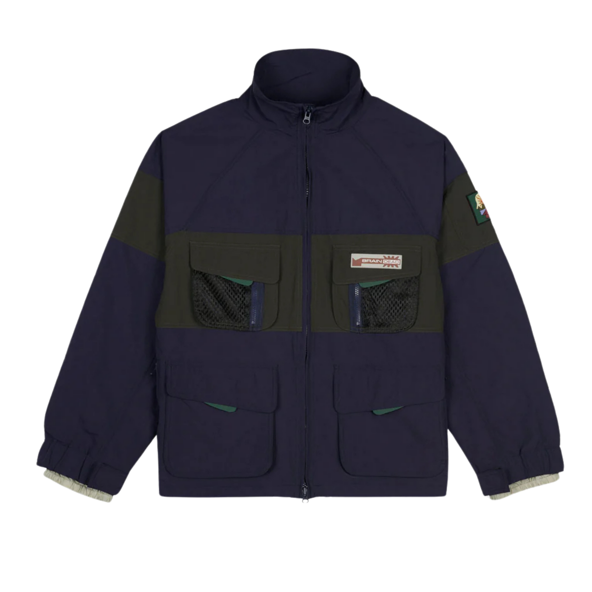 Brain Dead Paneled Snow Jacket - Navy