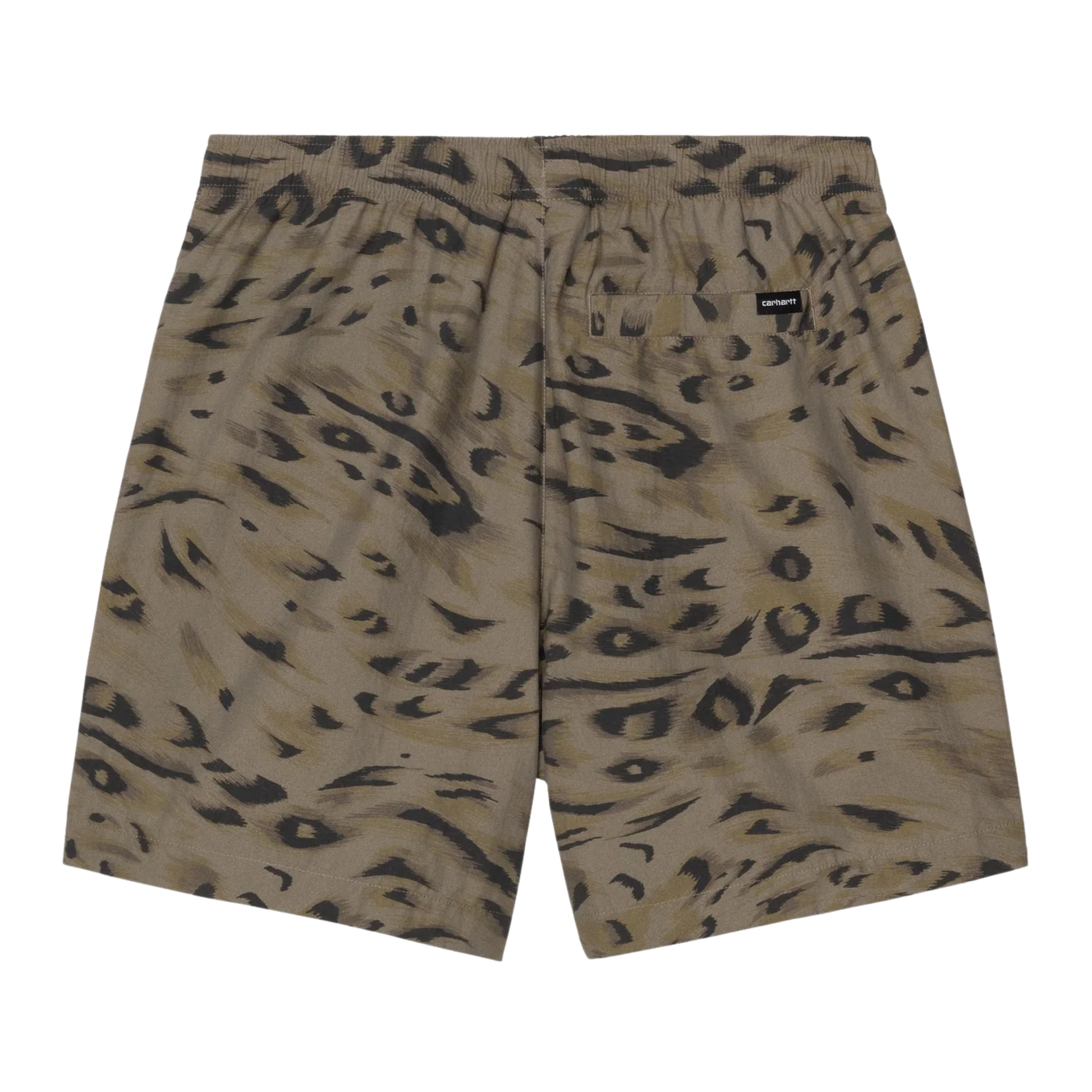 Men's Carhartt WIP Travon Short - Cypress/Black Duck Feather Print