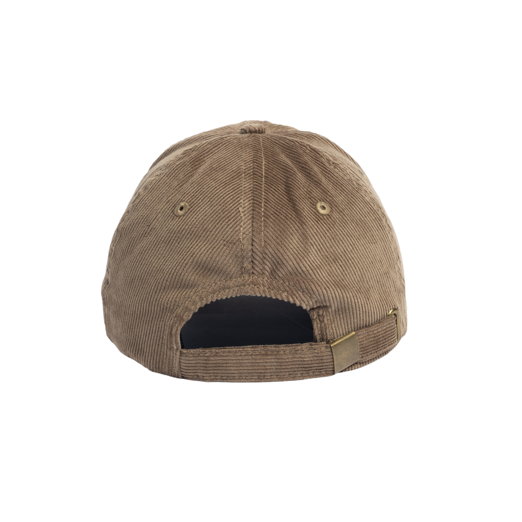 Autumn Cord 6 Panel Hat - Khaki