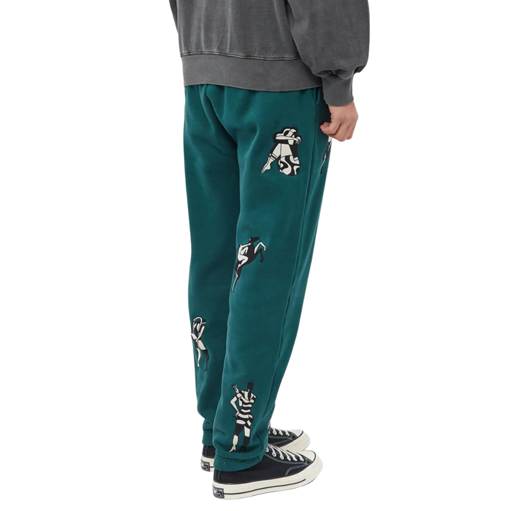 Parra Life Experience Sweatpants - Pine Green