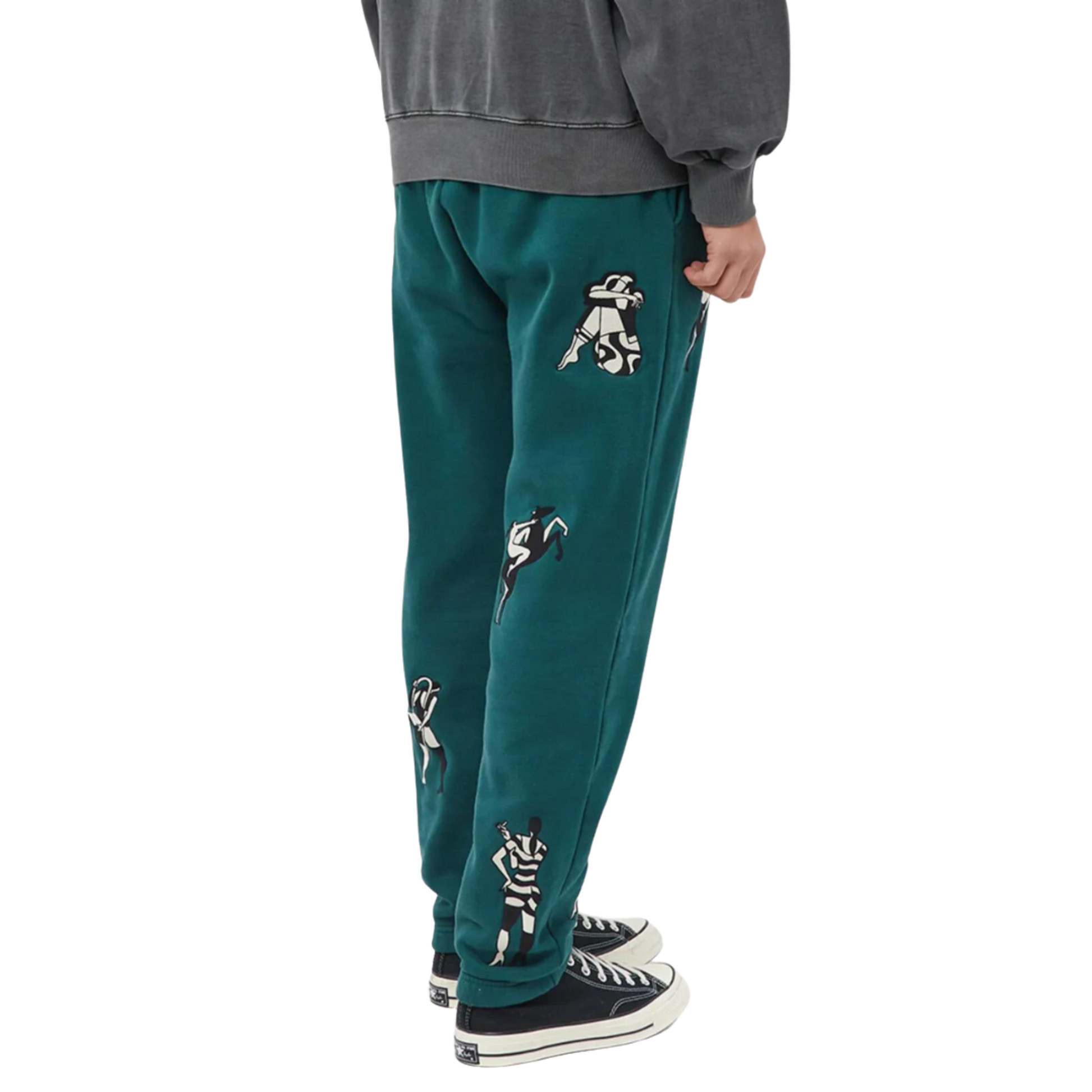 Parra Life Experience Sweatpants - Pine Green