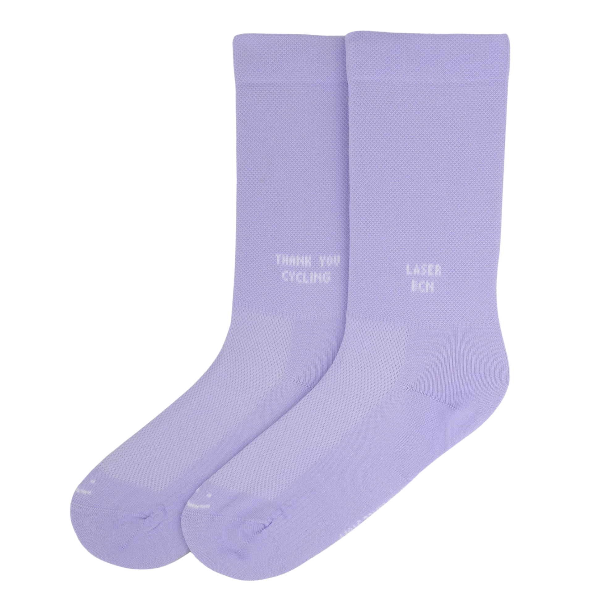 Laser x Rodagira Thank You Cycling Performance Socks - Lavender