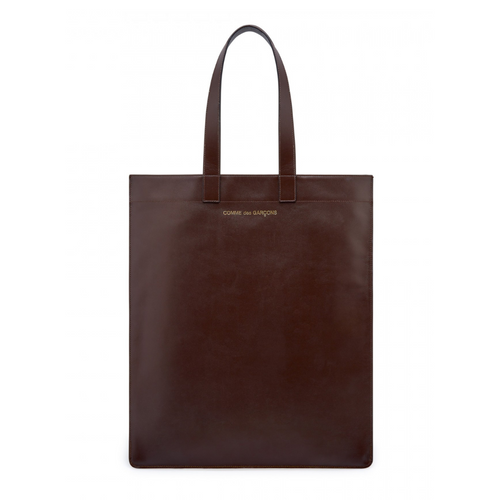 COMME des GARÇONS WALLETS Large Shopper Tote Bag - Brown