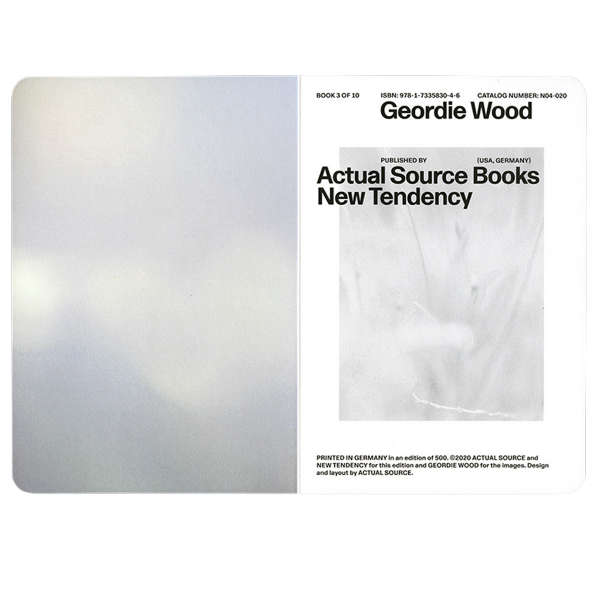 Board Book 3: Geordie Wood - Actual Source + NEW TENDENCY