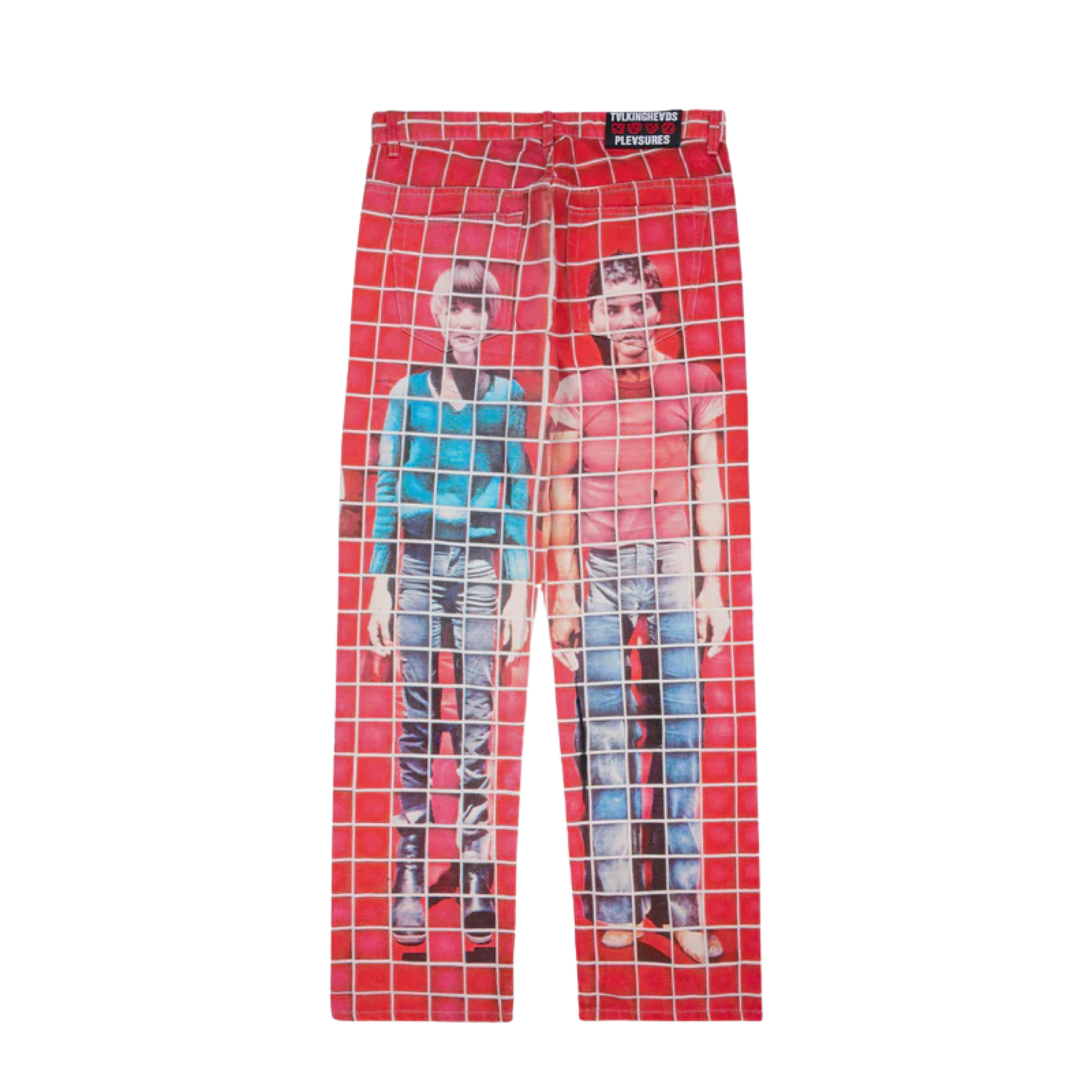 Pleasures Buildings Straight Leg Jeans - Red