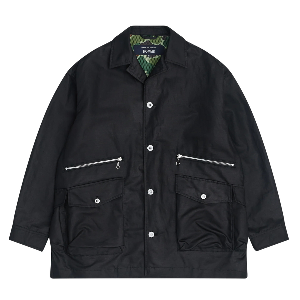 COMME des GARÇONS HOMME Men's Multi Pocket Chore Jacket - Black