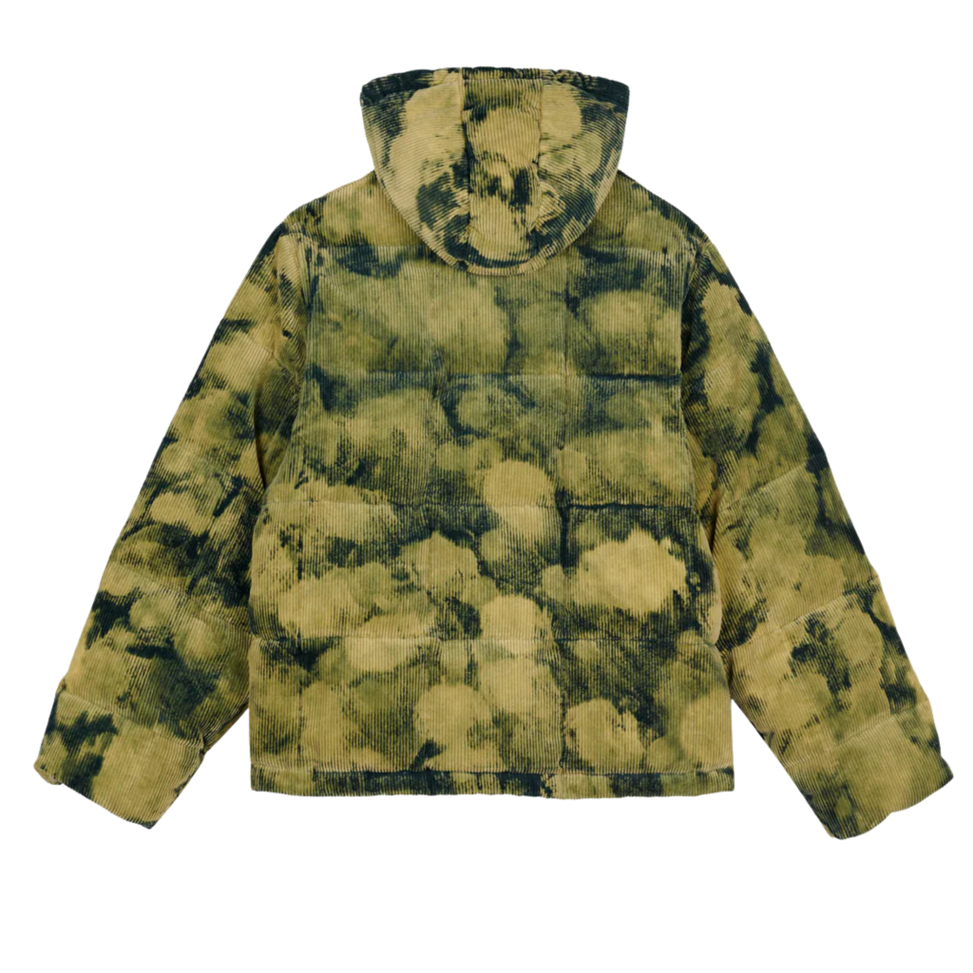 Brain Dead Bleach Dyed Dimension Puffer Jacket - Olive