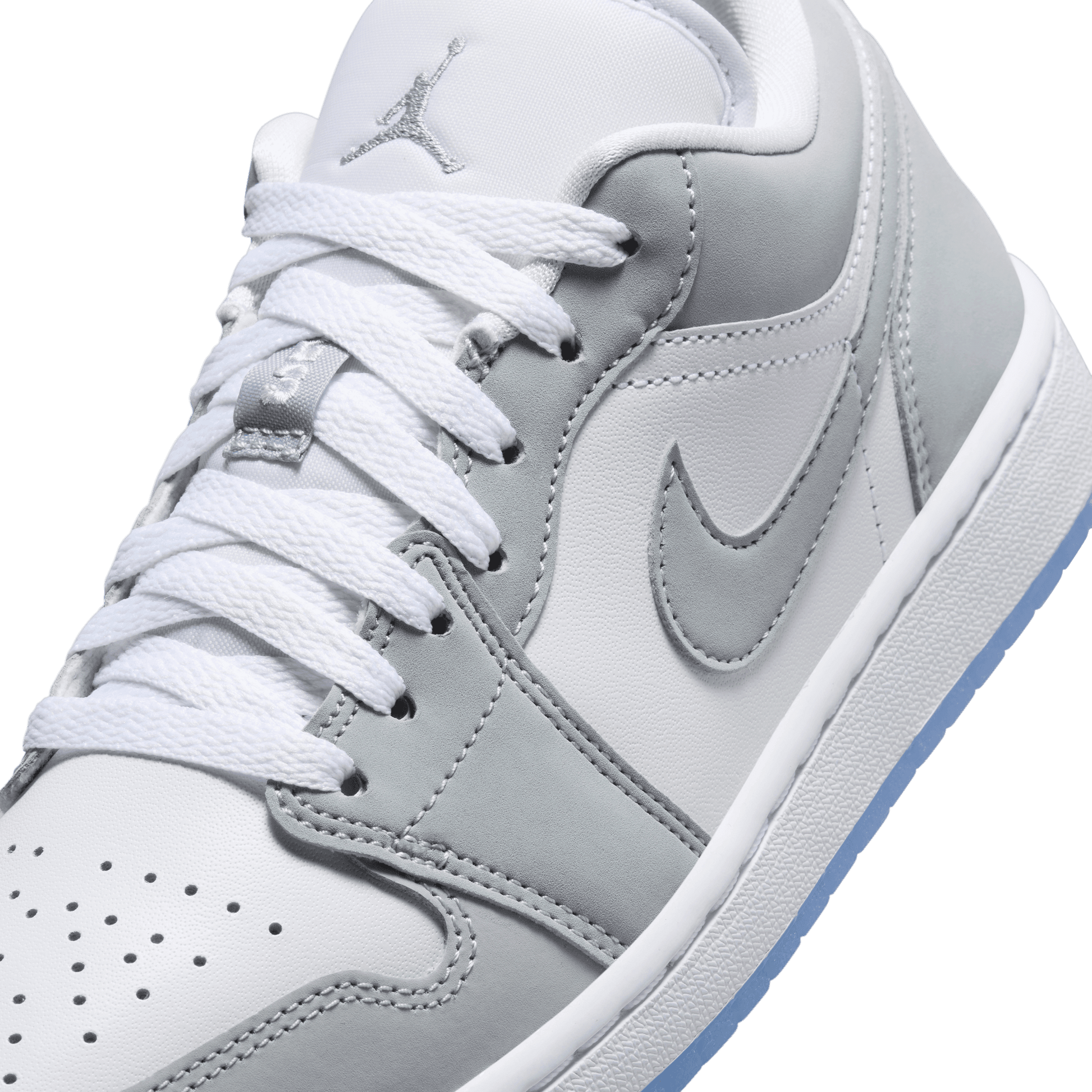 Women's Air Jordan 1 Low - White/Wolf Grey