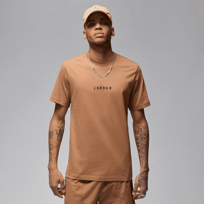 Men's Jordan Air T-Shirt - Legend DK Brown/Black