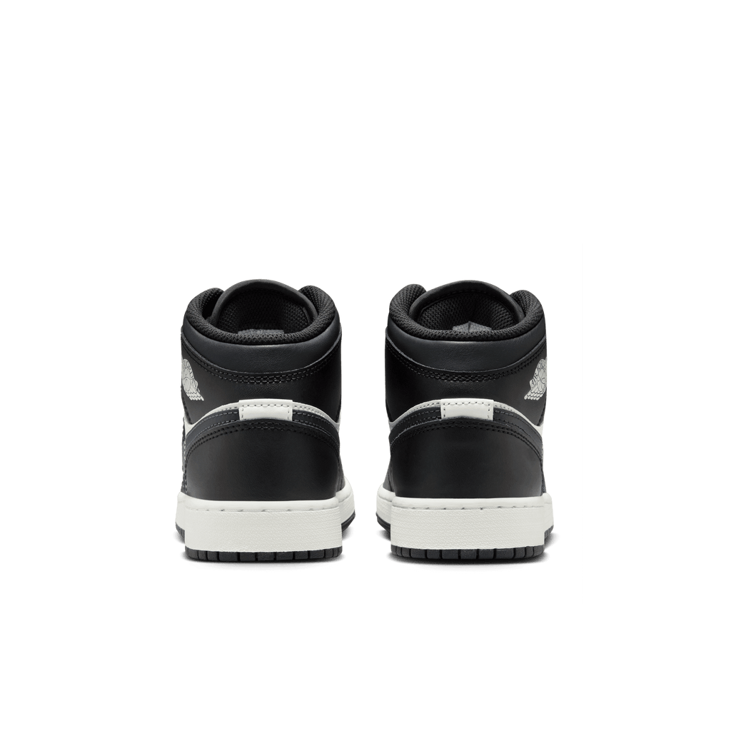 Gradeschool Air Jordan 1 Mid - Black/Off Noir/Summit White