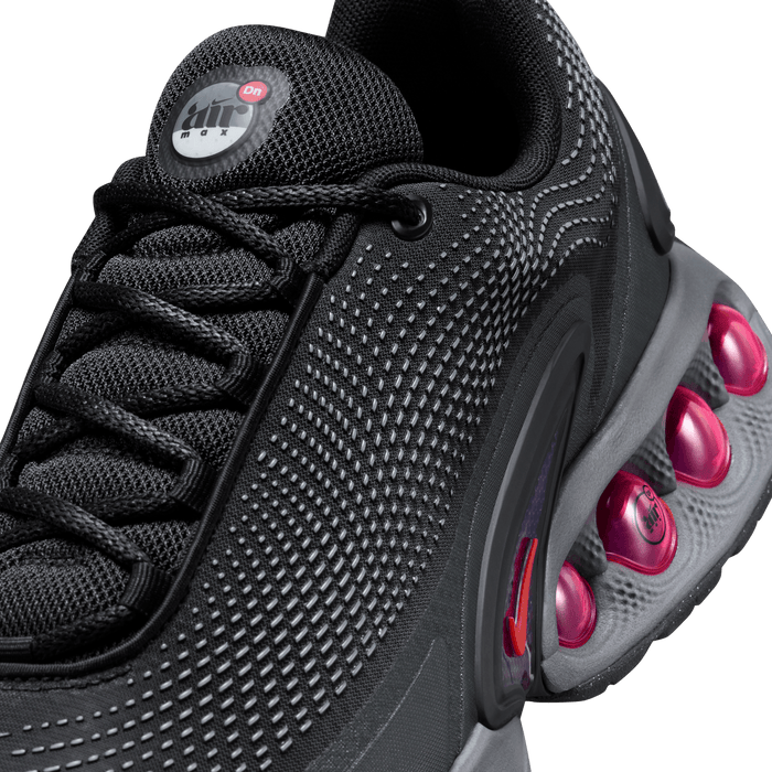 Men's Nike Air Max DN - Black/LT Crimson/DK Smoke Grey