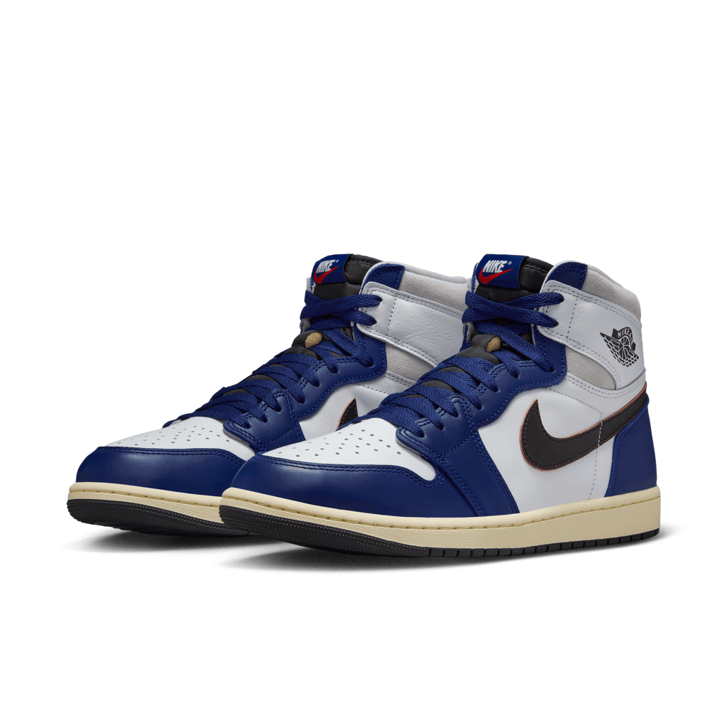 Men’s Air Jordan 1 High OG “Rare Air” -  White/Black-Neutral Grey-Deep Royal Blue-Muslin