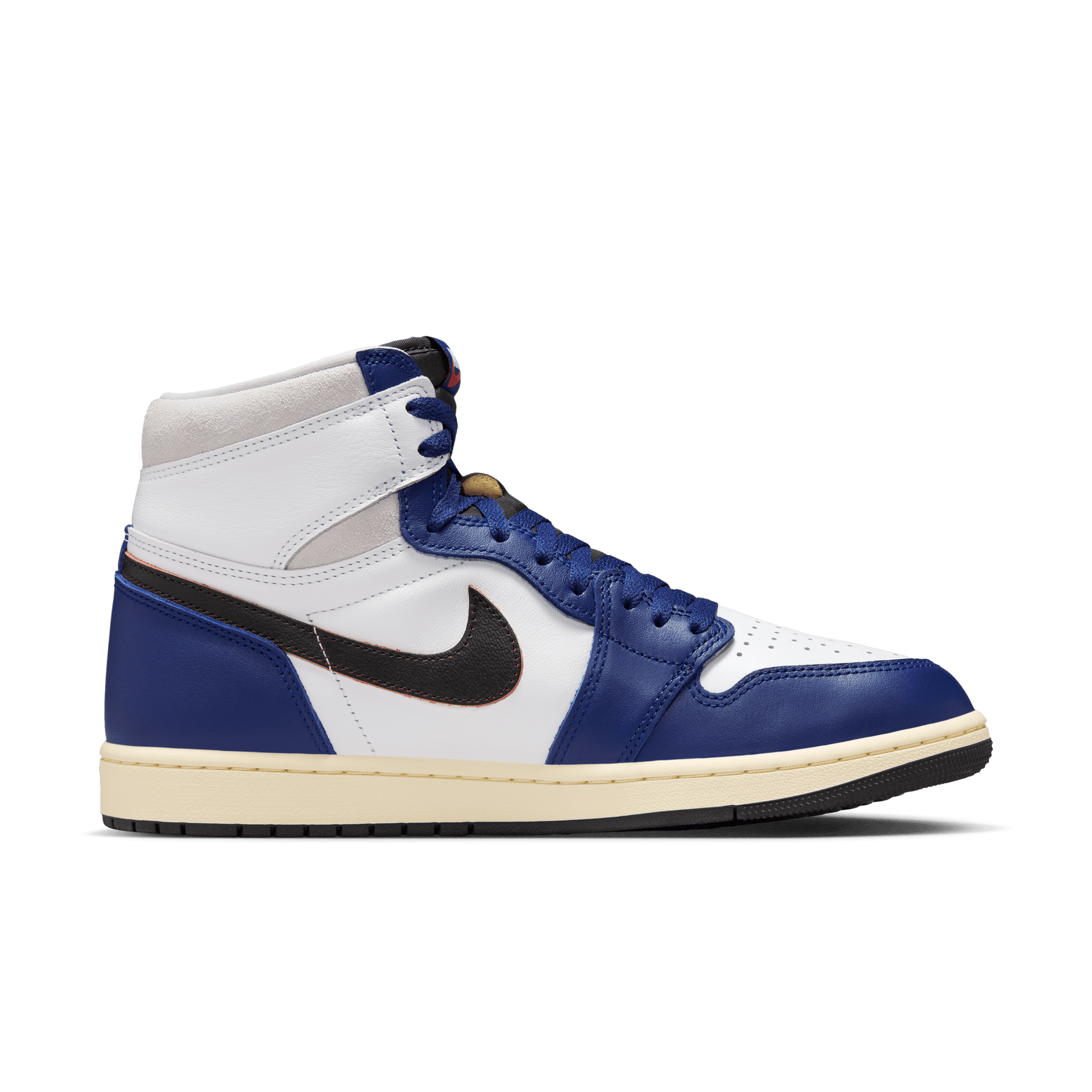 Men’s Air Jordan 1 High OG “Rare Air” -  White/Black-Neutral Grey-Deep Royal Blue-Muslin