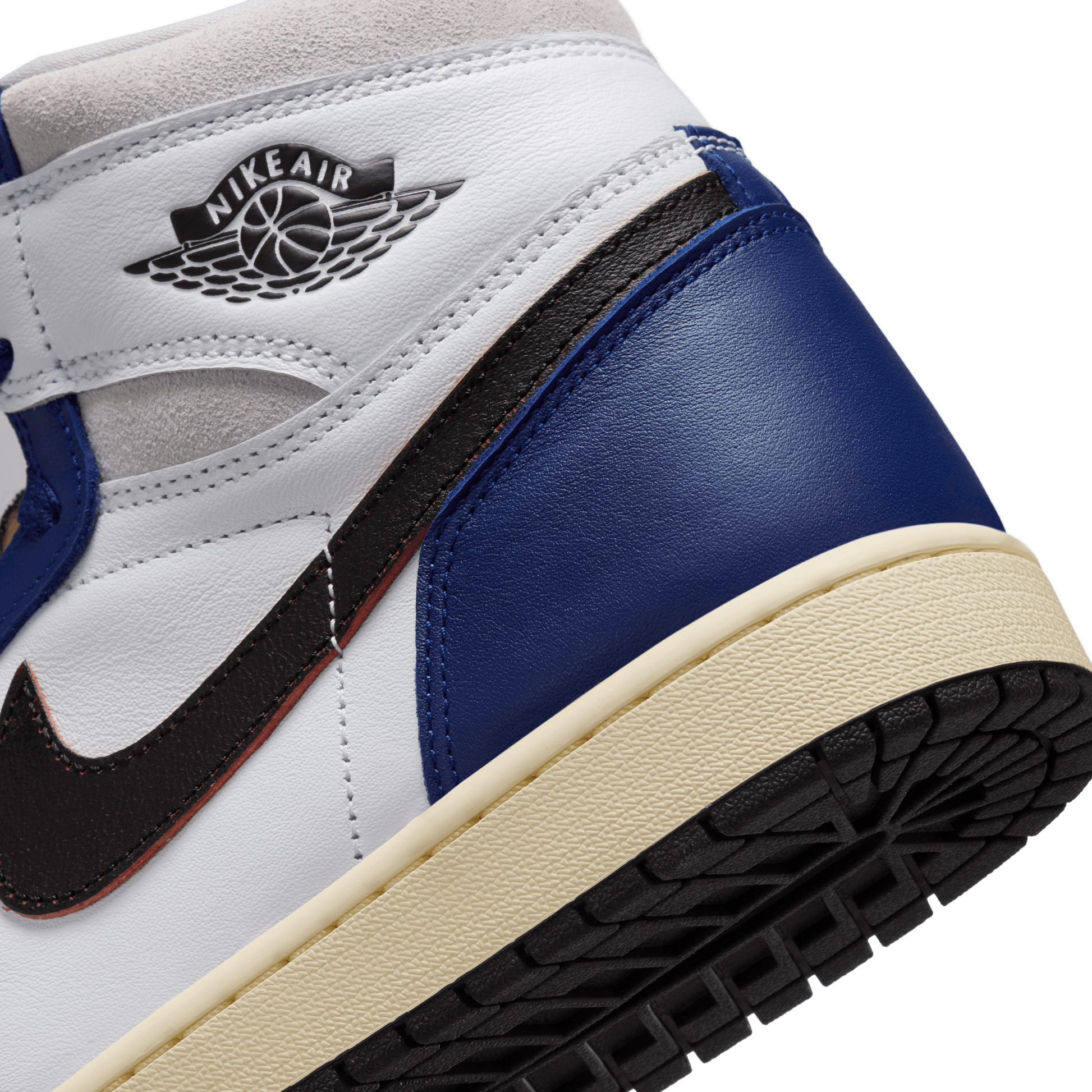 Men’s Air Jordan 1 High OG “Rare Air” -  White/Black-Neutral Grey-Deep Royal Blue-Muslin