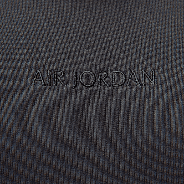 Men's Air Jordan Wordmark Fleece Crewneck Sweatshirt - Off Nior