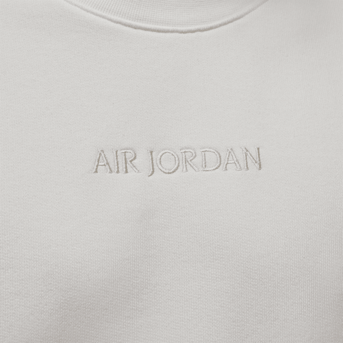 Men's Air Jordan Wordmark Fleece Crewneck Sweatshirt - Sail