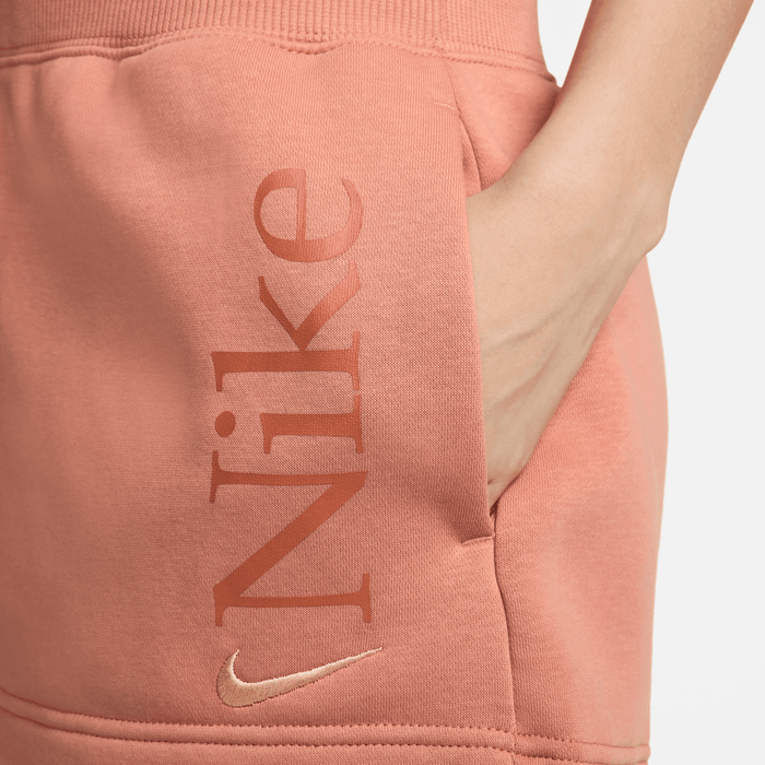 Nike Women's Phenix Fleece Short - Terra Blush/Burnt Sunrise/Sesame