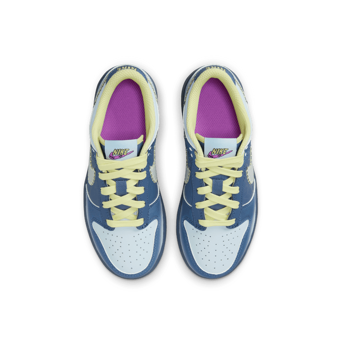 Preschool Nike Dunk Low - Diffused Blue/Blue Tint/Luminous Green