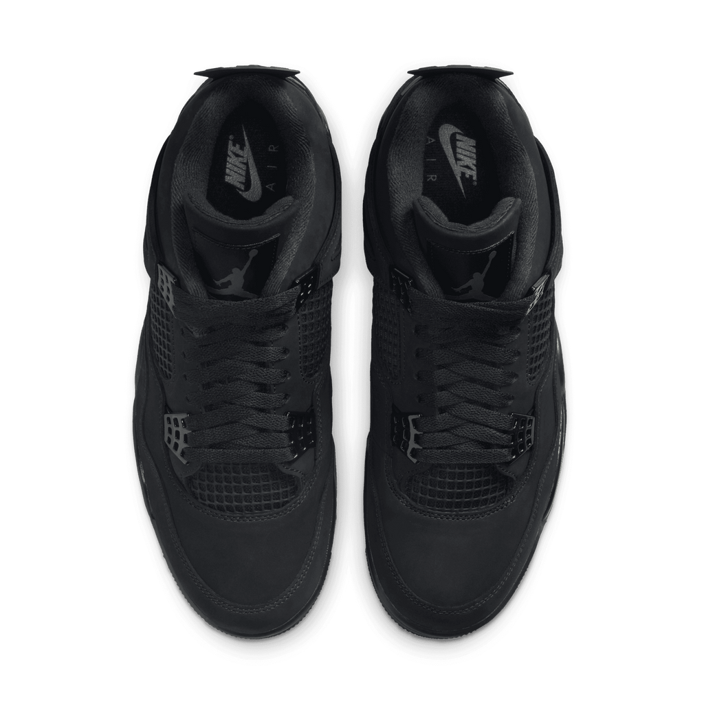 Men's Air Jordan 4 Retro "Black Cat" - Black/Black/Lt Graphite