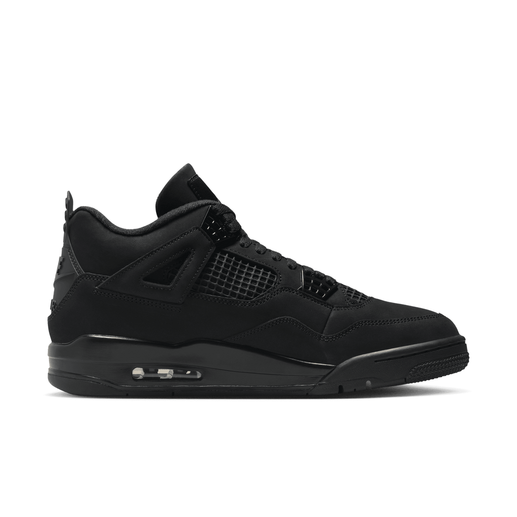 Men's Air Jordan 4 Retro "Black Cat" - Black/Black/Lt Graphite