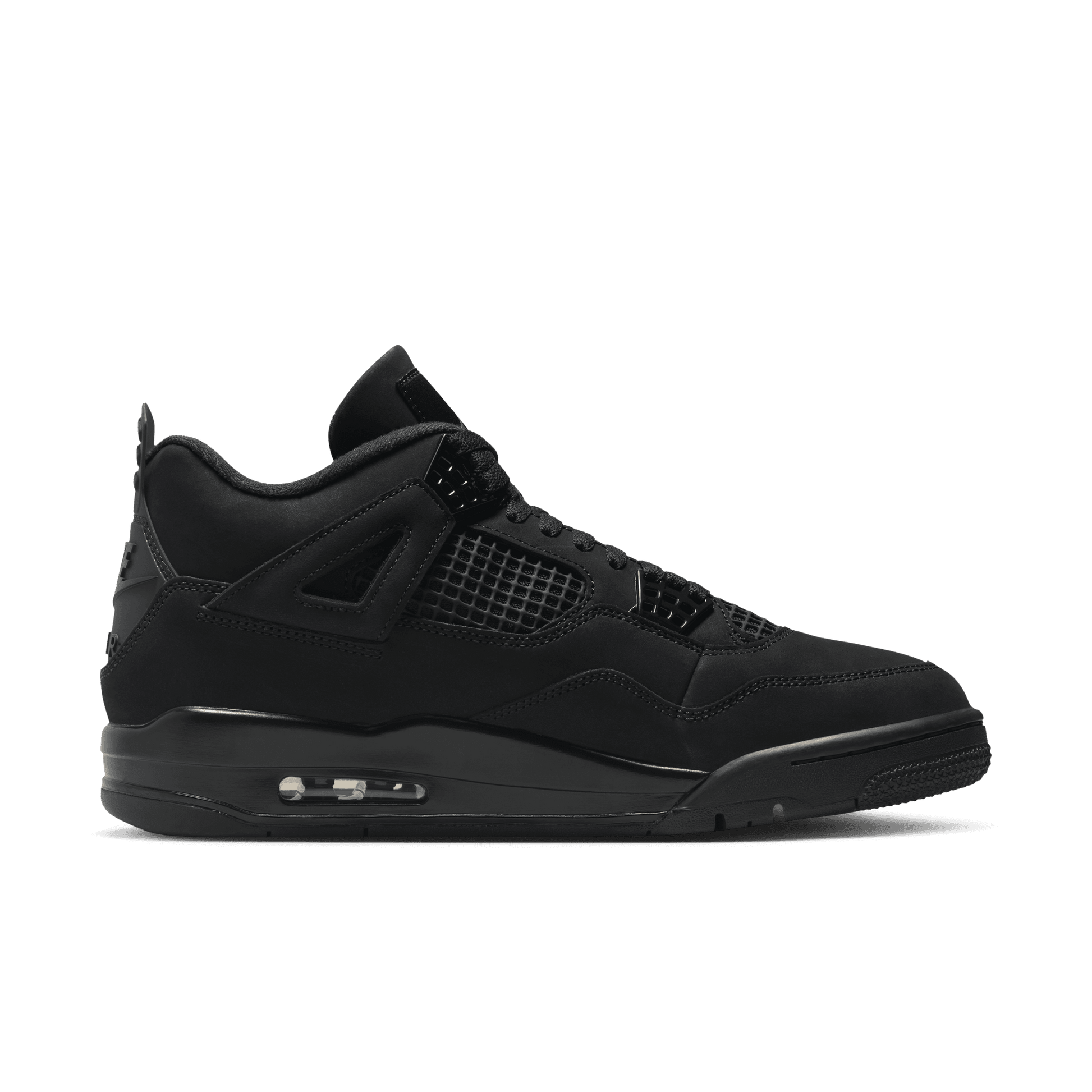 Men's Air Jordan 4 Retro "Black Cat" - Black/Black/Lt Graphite