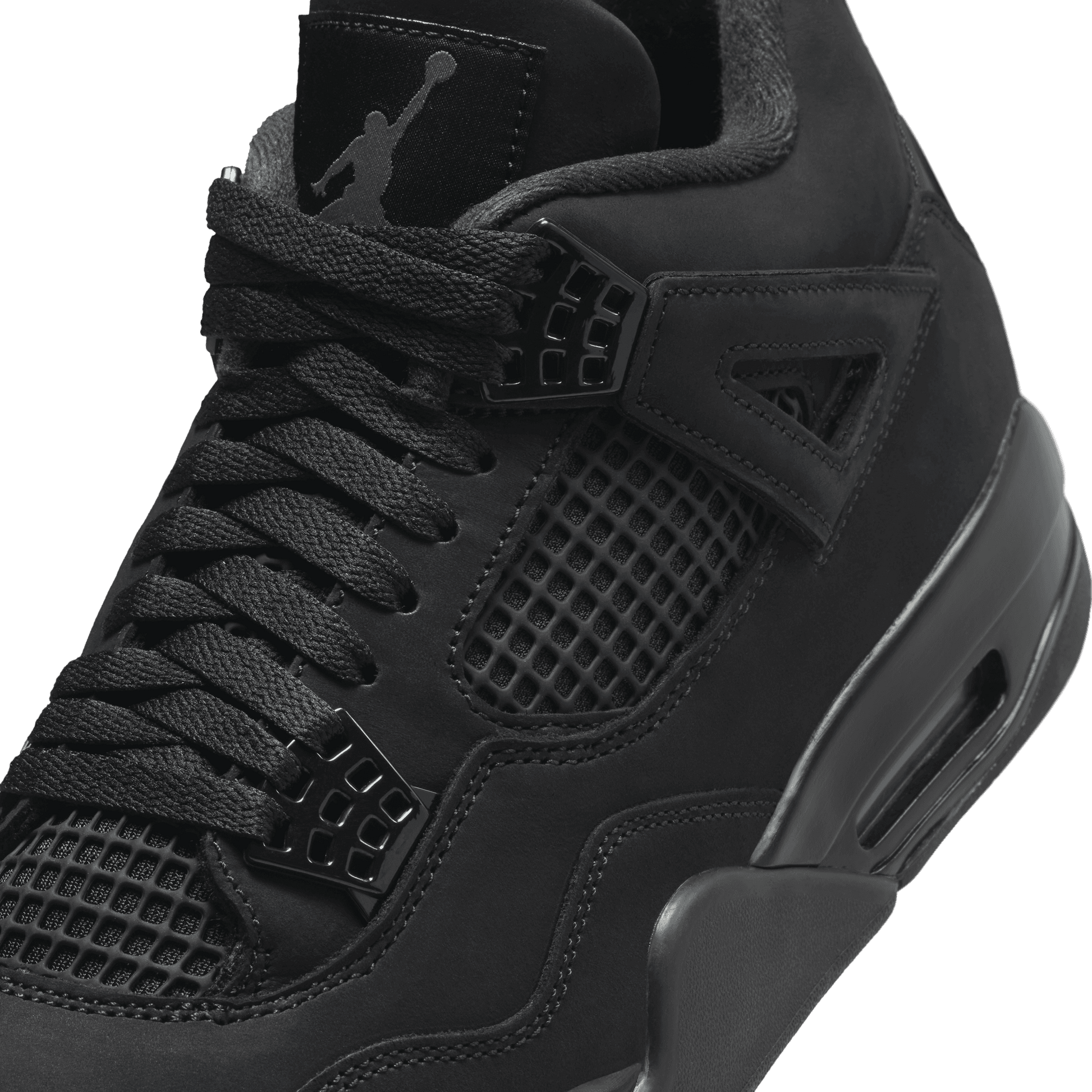 Men's Air Jordan 4 Retro "Black Cat" - Black/Black/Lt Graphite