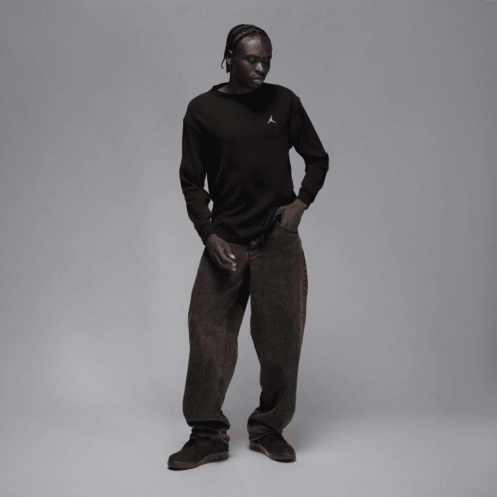 Men's Air Jordan 4 Retro "Black Cat" - Black/Black/Lt Graphite