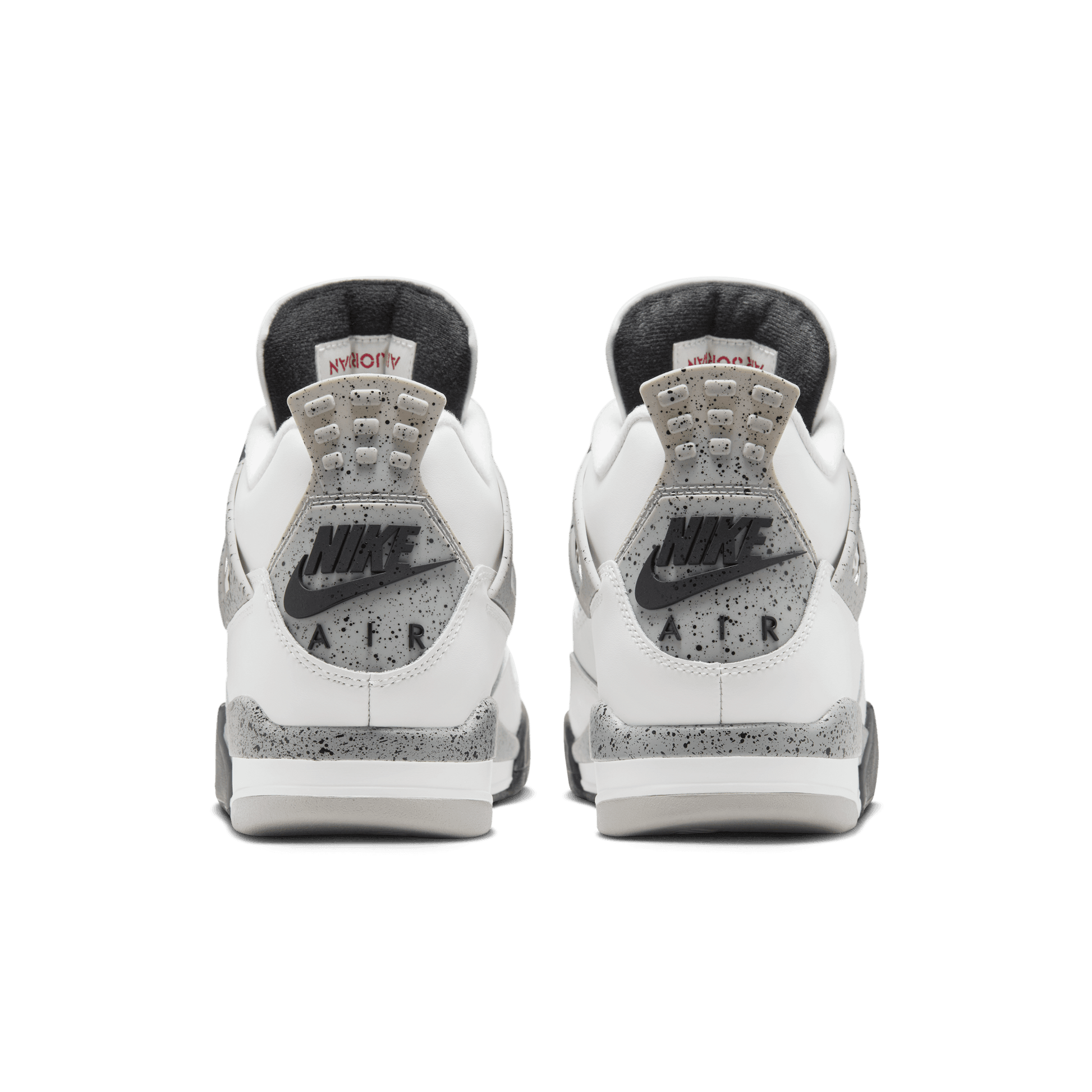 Men's Jordan 4 Retro 'White Cement' - Summit White/Cement Grey/Black Fire Red