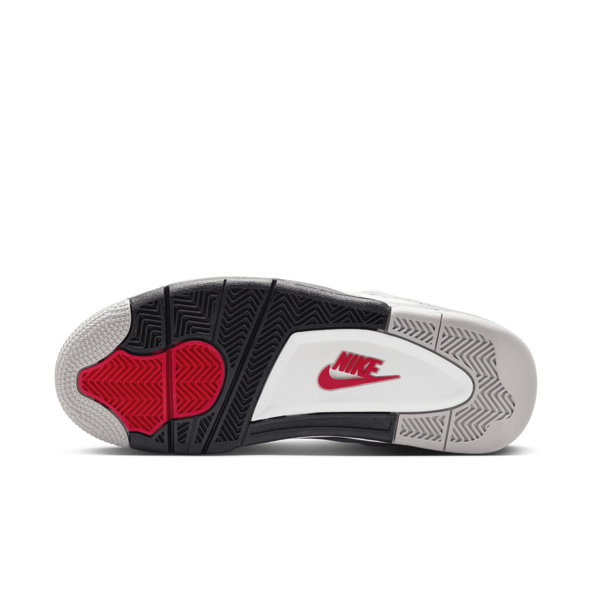 Men's Jordan 4 Retro 'White Cement' - Summit White/Cement Grey/Black Fire Red