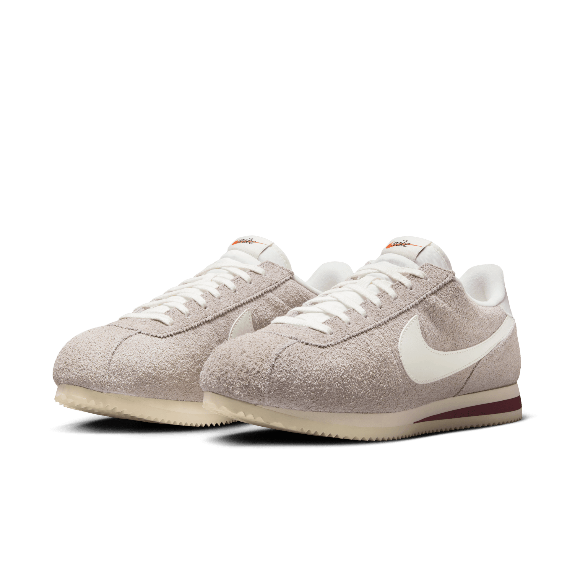 Men's Nike Cortez SE Suede College Grey/Dark Team Red/Coconut