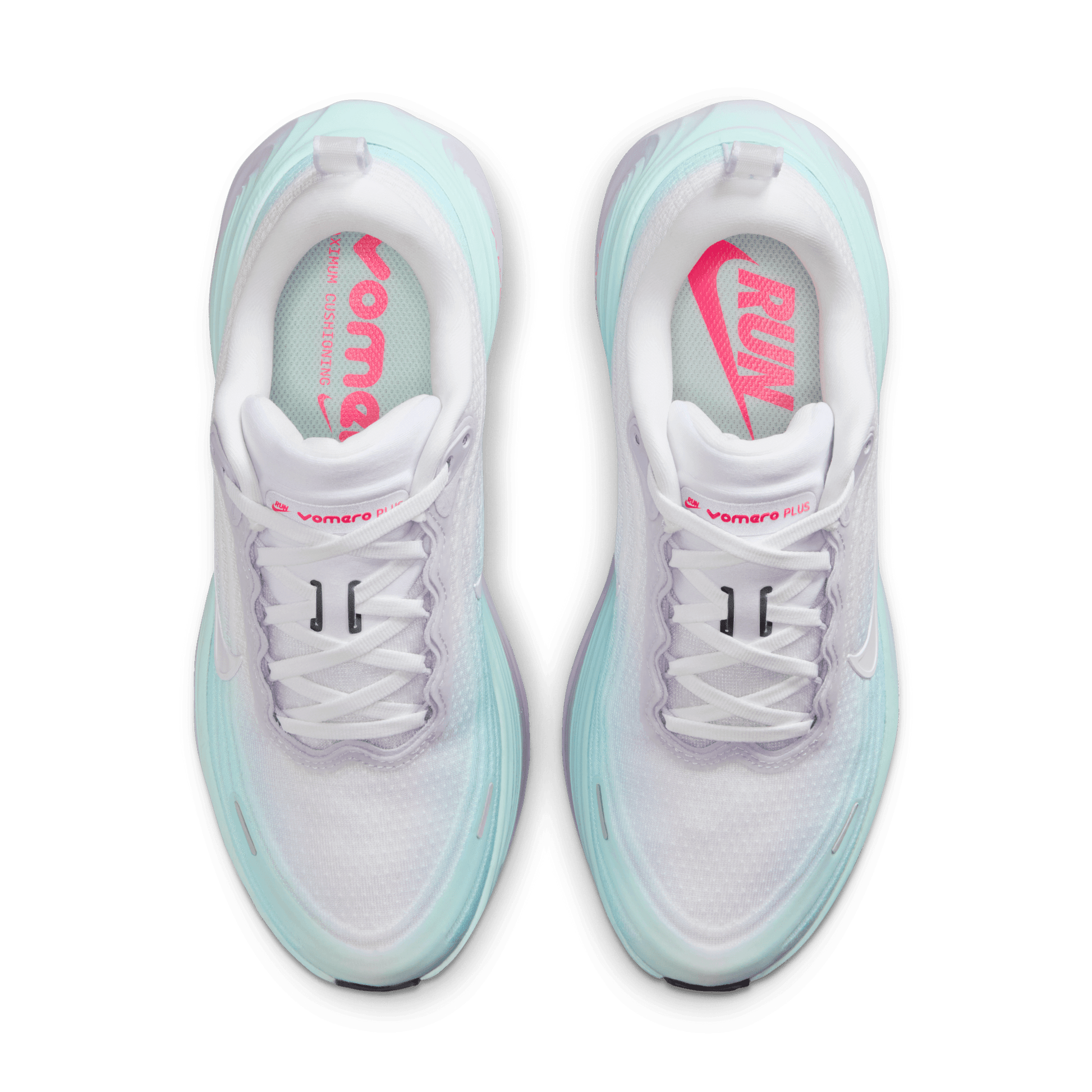 Women's Nike Vomero Plus - White/Dark Raisin/Multi-Color