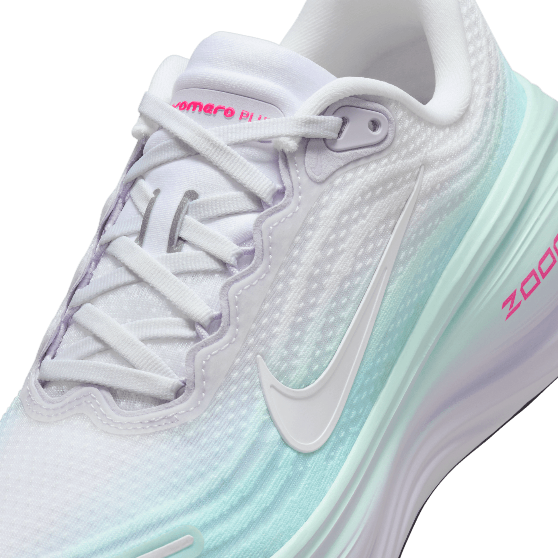 Women's Nike Vomero Plus - White/Dark Raisin/Multi-Color