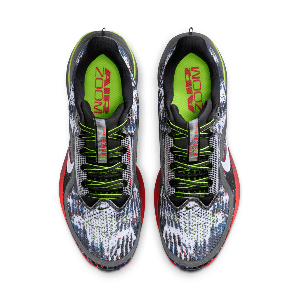 Men's Nike Pegasus Premium "Multi Pixel" - Multi-Color/Metallic Silver/Volt