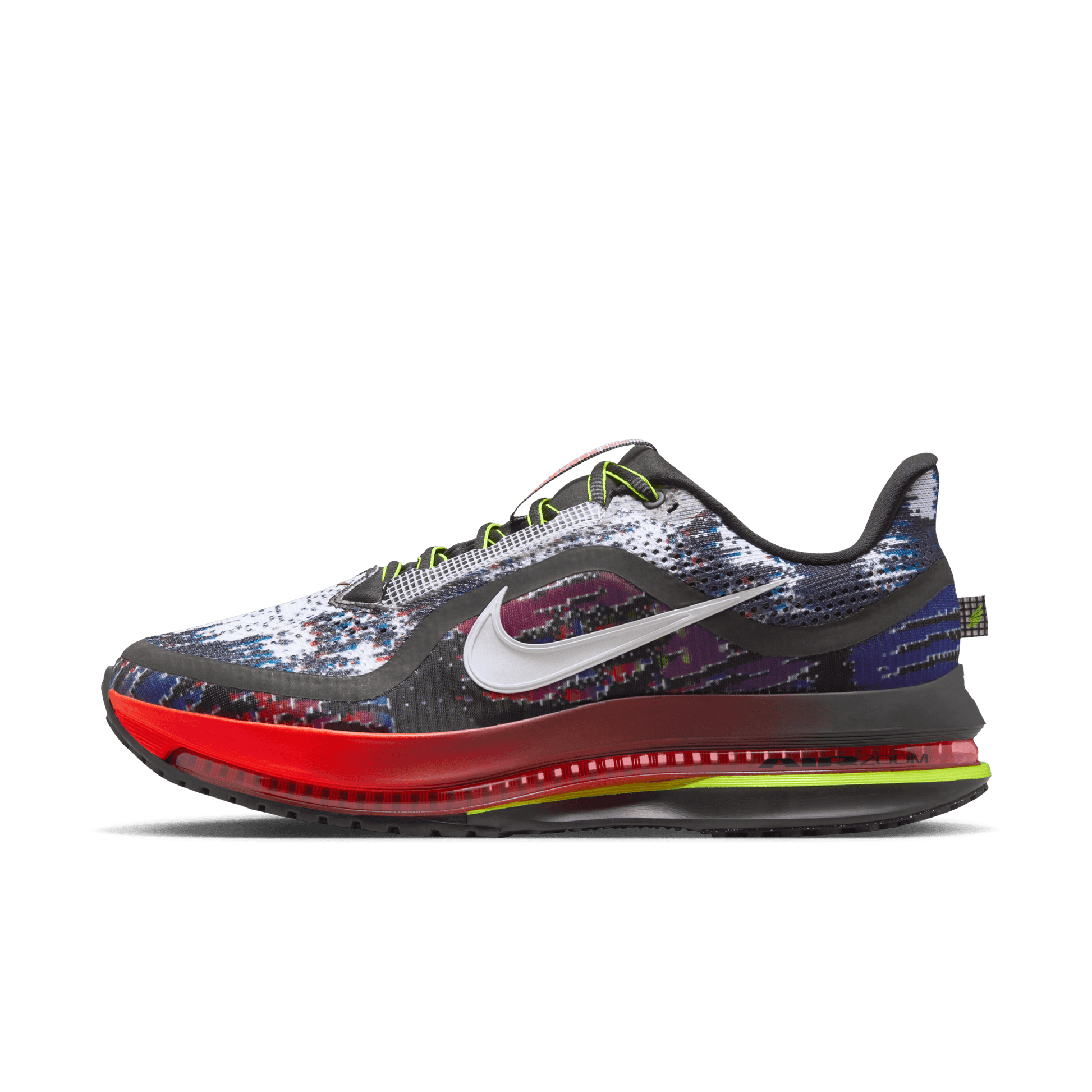 Men's Nike Pegasus Premium "Multi Pixel" - Multi-Color/Metallic Silver/Volt