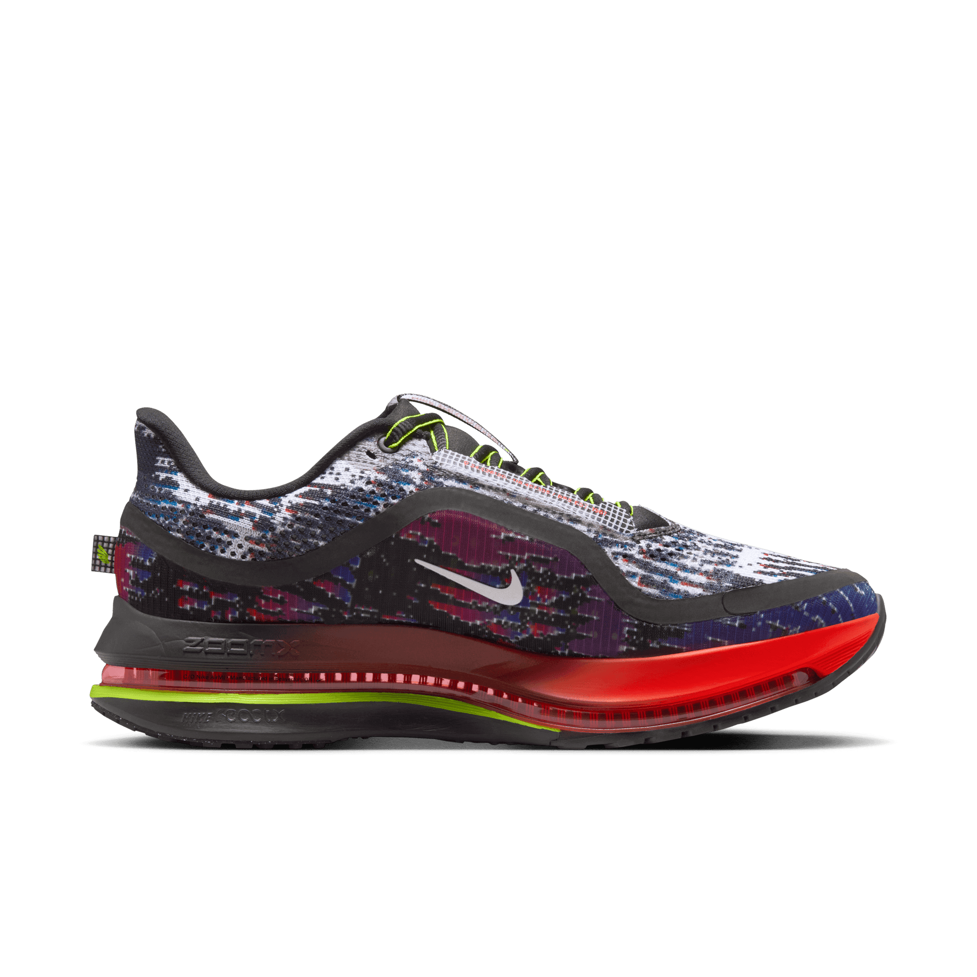 Men's Nike Pegasus Premium "Multi Pixel" - Multi-Color/Metallic Silver/Volt